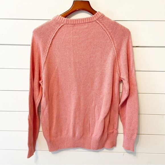 NWTs 89th & Madison | Pink English Garden Melange Sweater Size PXL - Picture 2 of 8